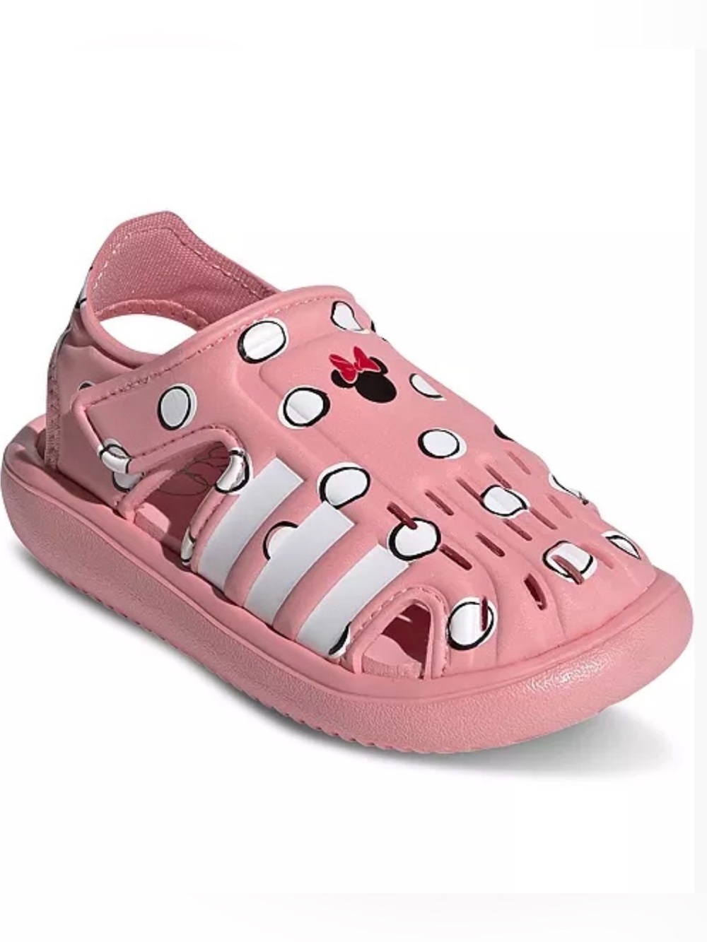 Adidas Pink Minnie Sandal & Sweatshirt Bundle